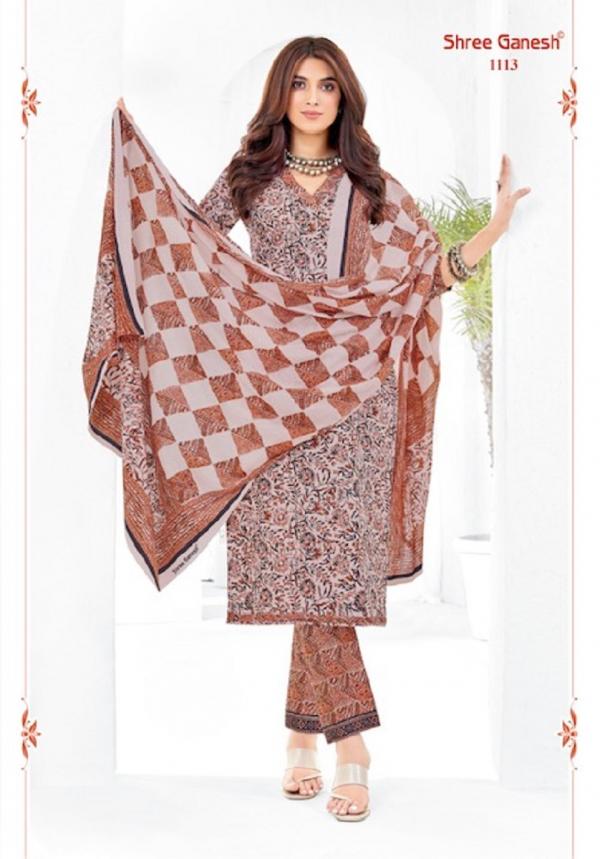 Shree Ganesh Vaani Vol 1 Premium Slub Designer Dress Material Collection